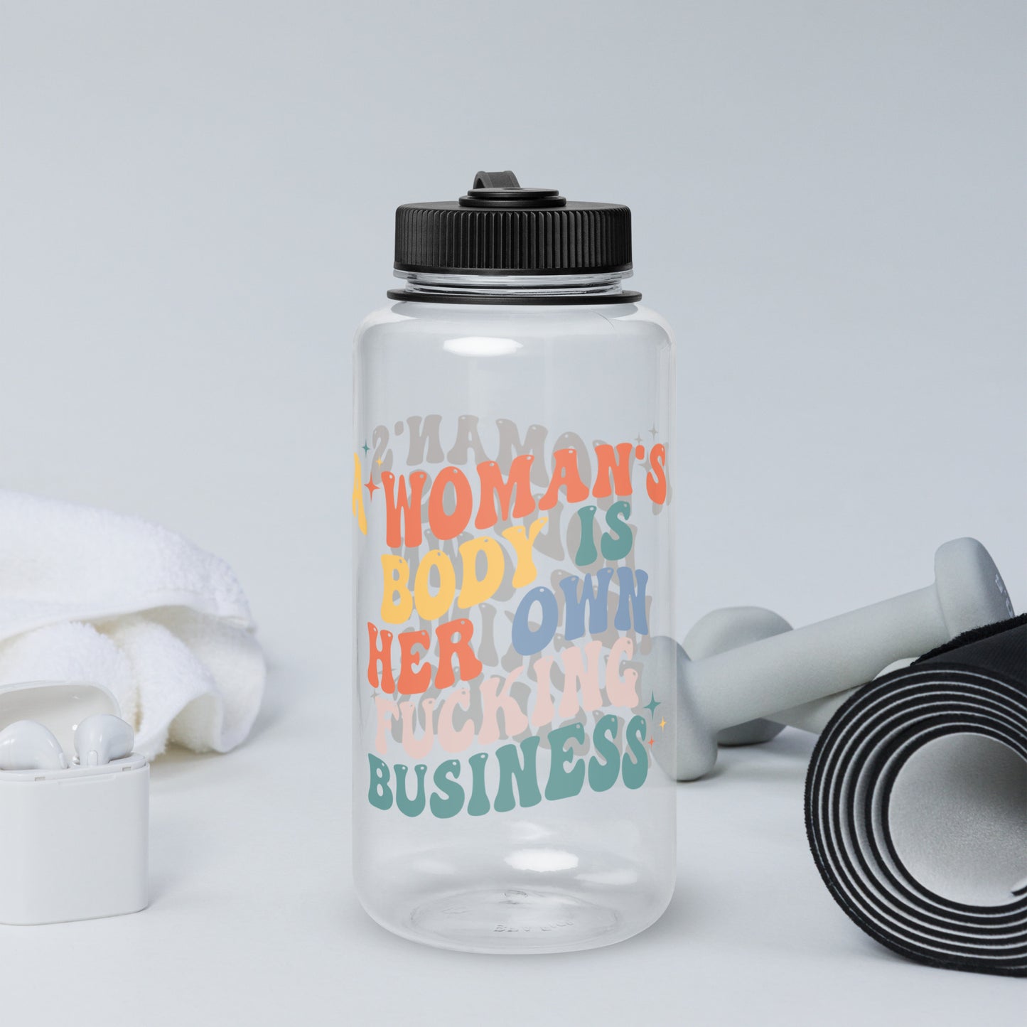 Fierce and Free 32oz Water Bottles - Irie Vybyz Tees & Thingz