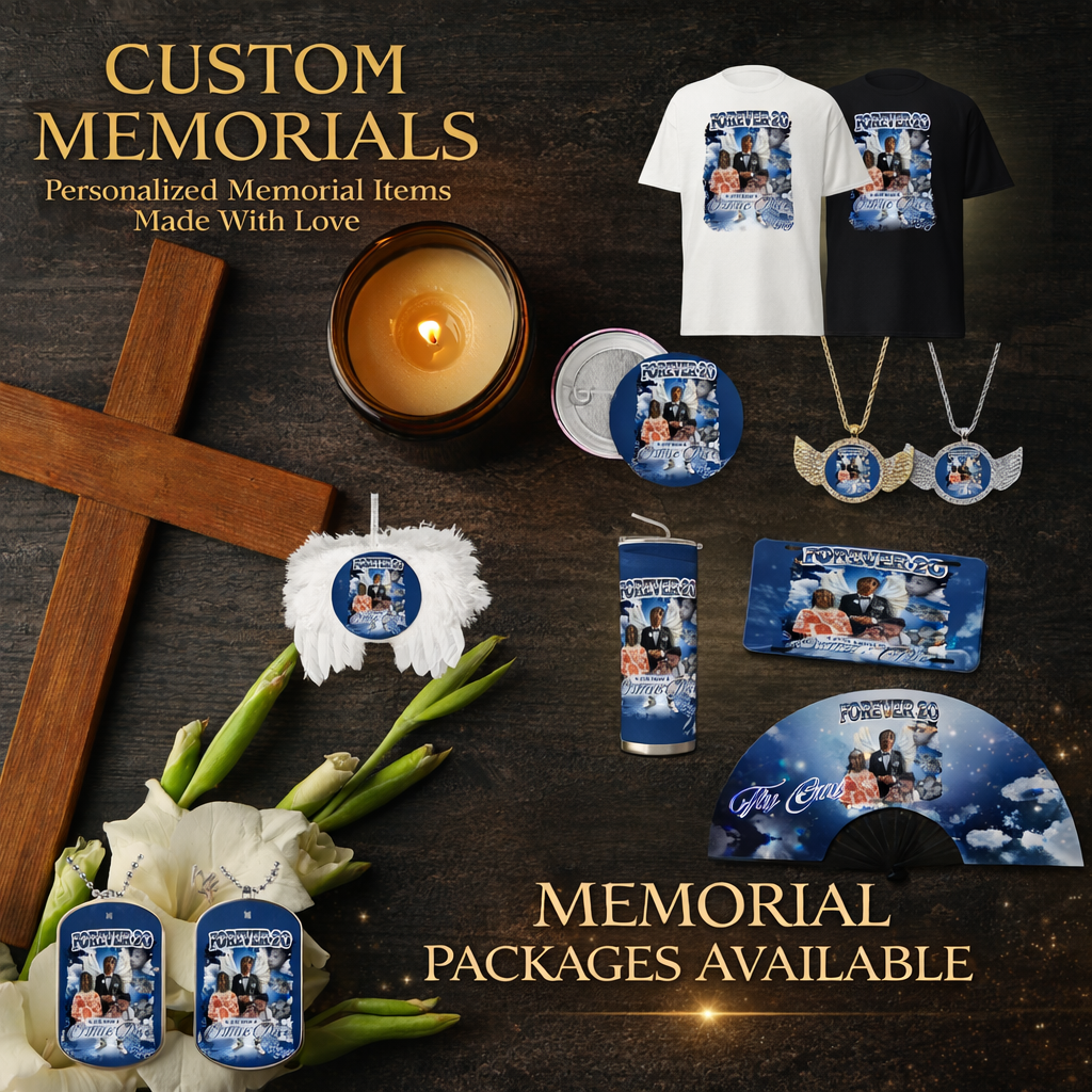 Memorial Packages (Custom Design Included)