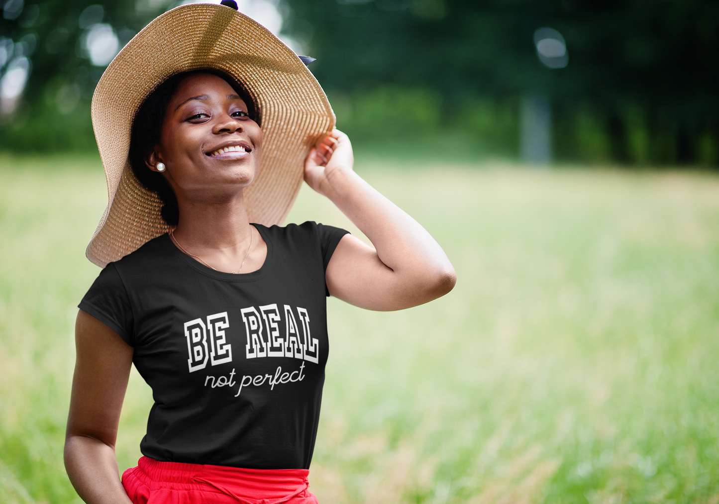 Be Real, Not Perfect – The Ultimate Tee for Authentic Souls