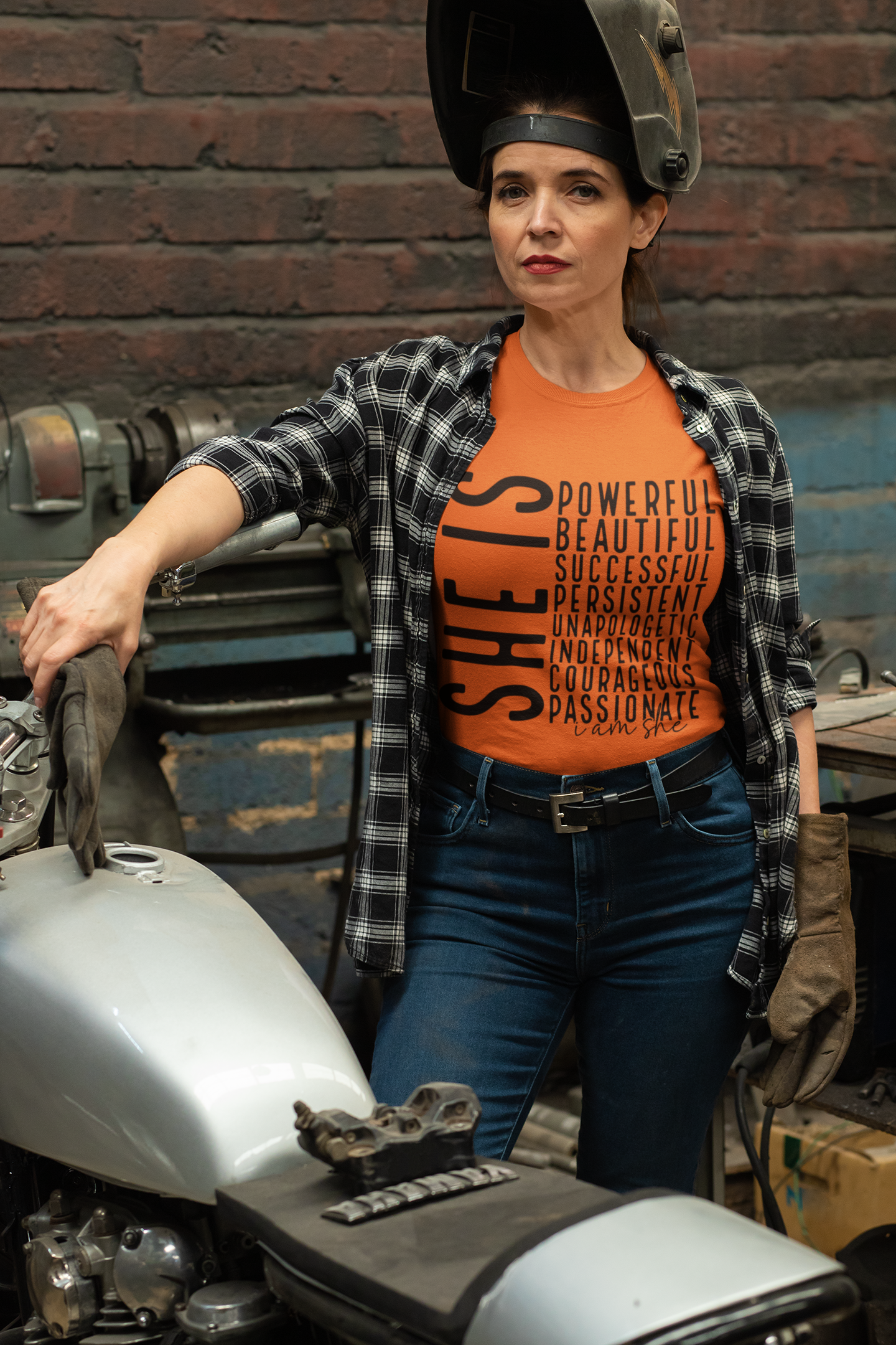 She Is: Empowerment Statement Tee - Celebrate Strength. Wear Confidence.