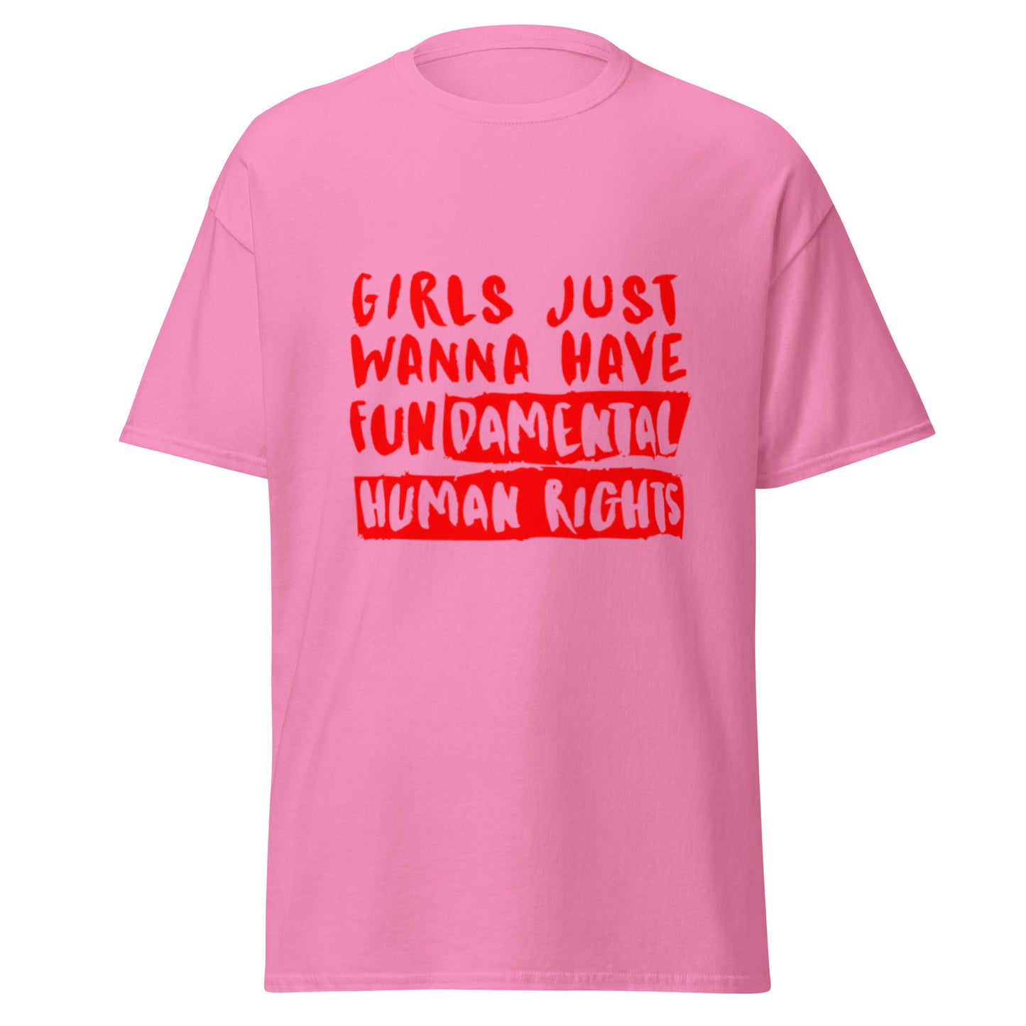 Girls Just Wanna Have Fundamental Rights Cotton Tee - Irie Vybyz Tees & Thingz