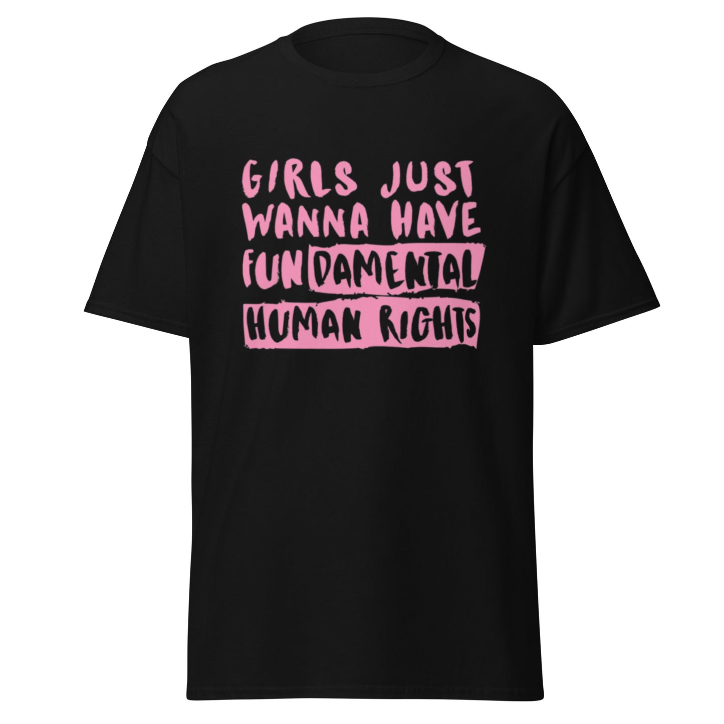 Girls Just Wanna Have Fundamental Rights Cotton Tee - Irie Vybyz Tees & Thingz