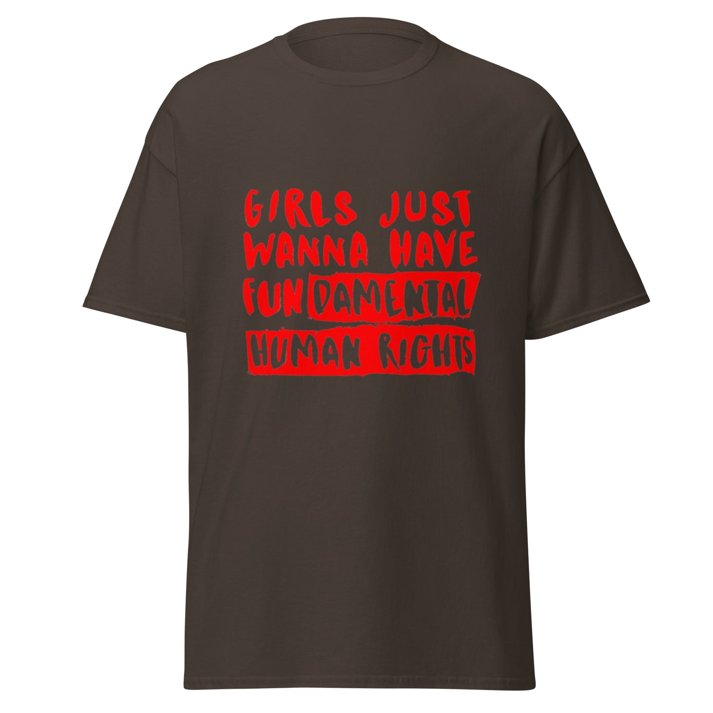 Girls Just Wanna Have Fundamental Rights Cotton Tee - Irie Vybyz Tees & Thingz