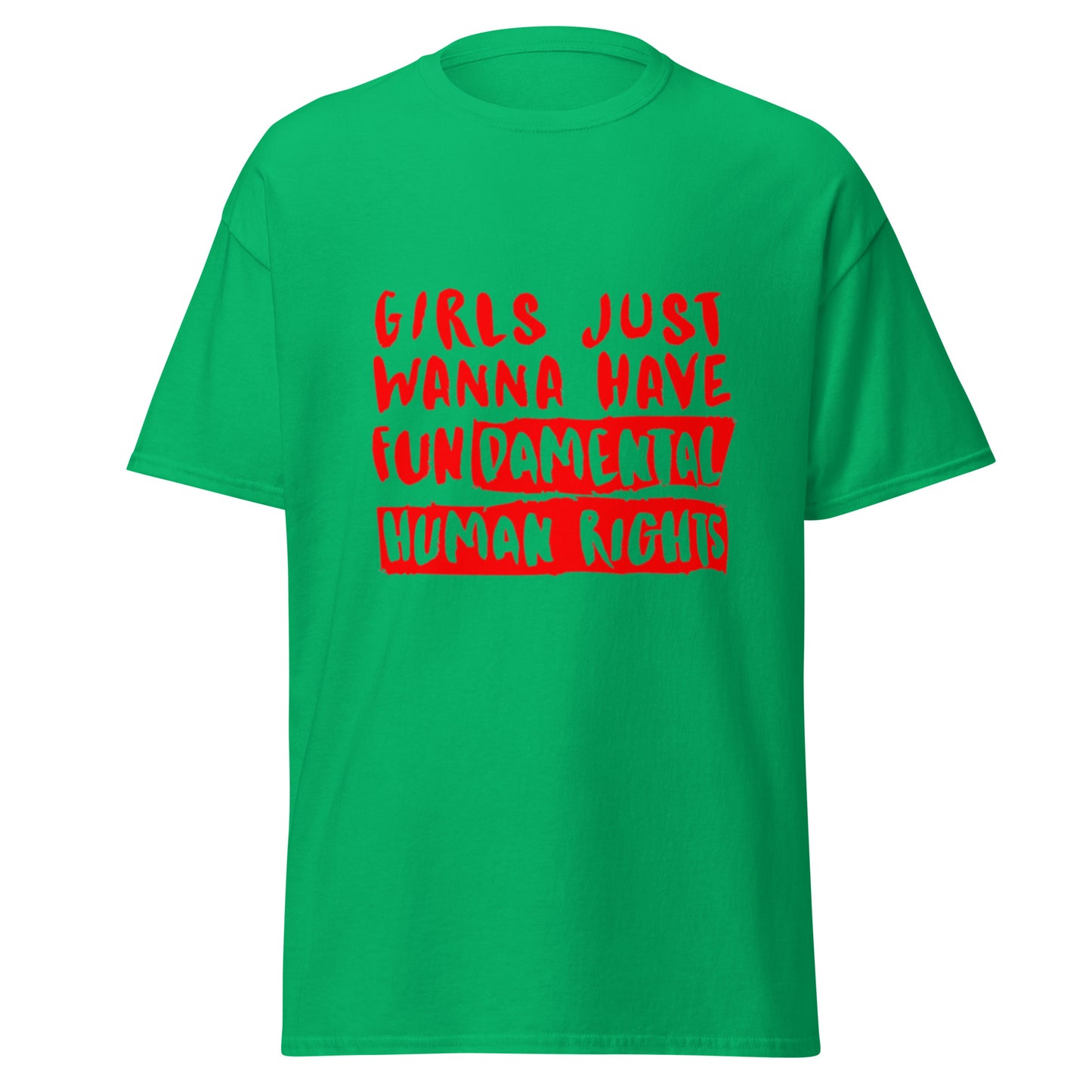 Girls Just Wanna Have Fundamental Rights Cotton Tee - Irie Vybyz Tees & Thingz