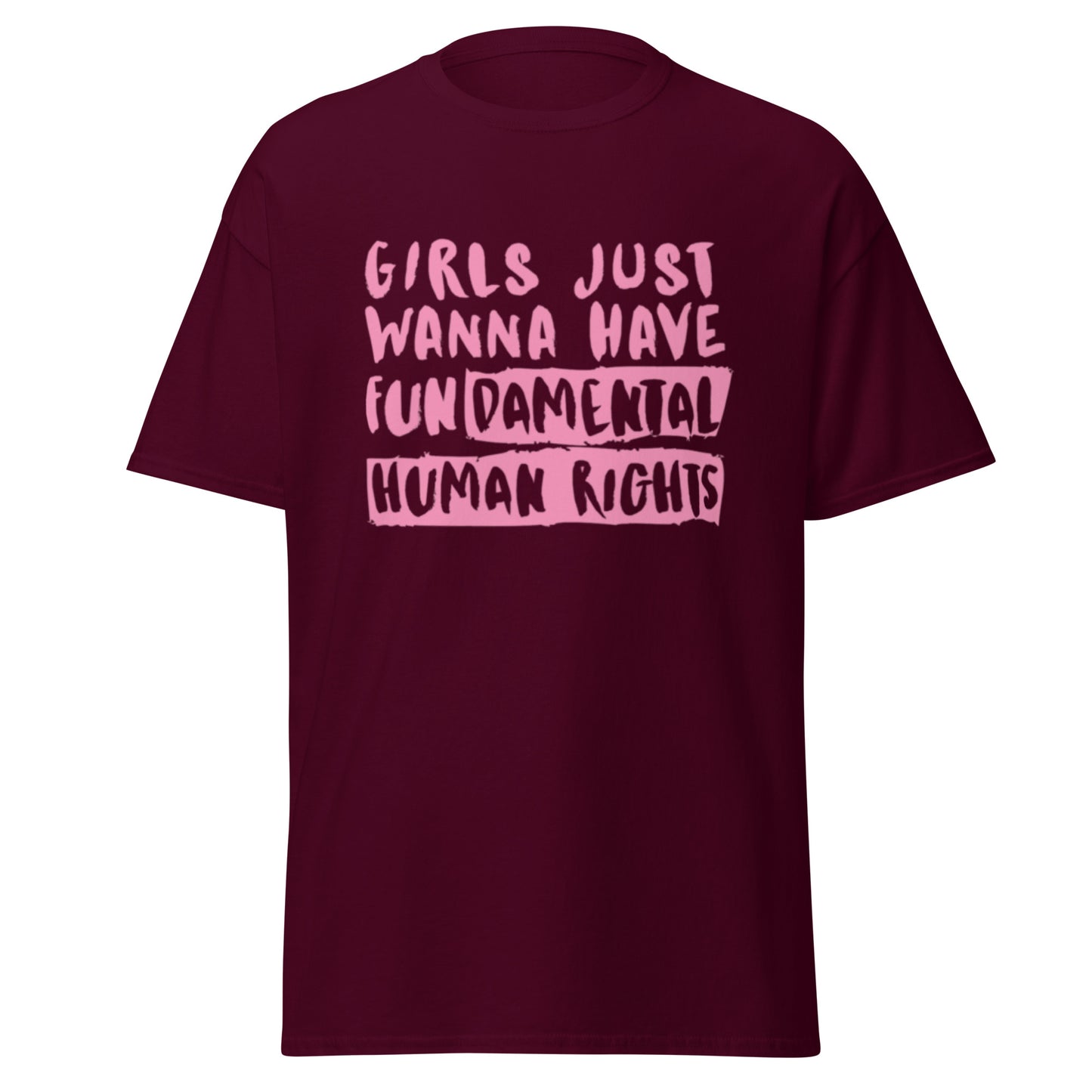 Girls Just Wanna Have Fundamental Rights Cotton Tee - Irie Vybyz Tees & Thingz