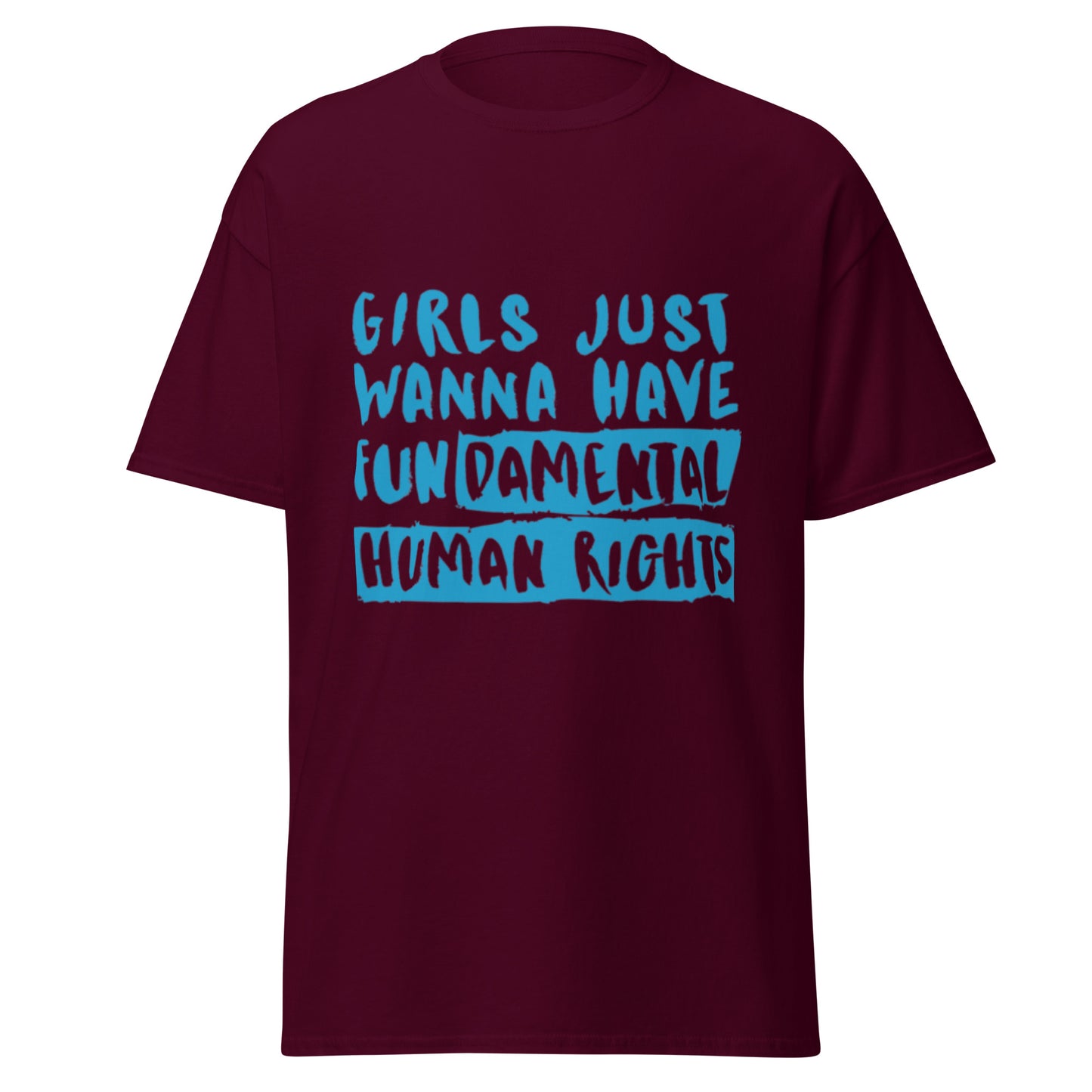 Girls Just Wanna Have Fundamental Rights Cotton Tee - Irie Vybyz Tees & Thingz