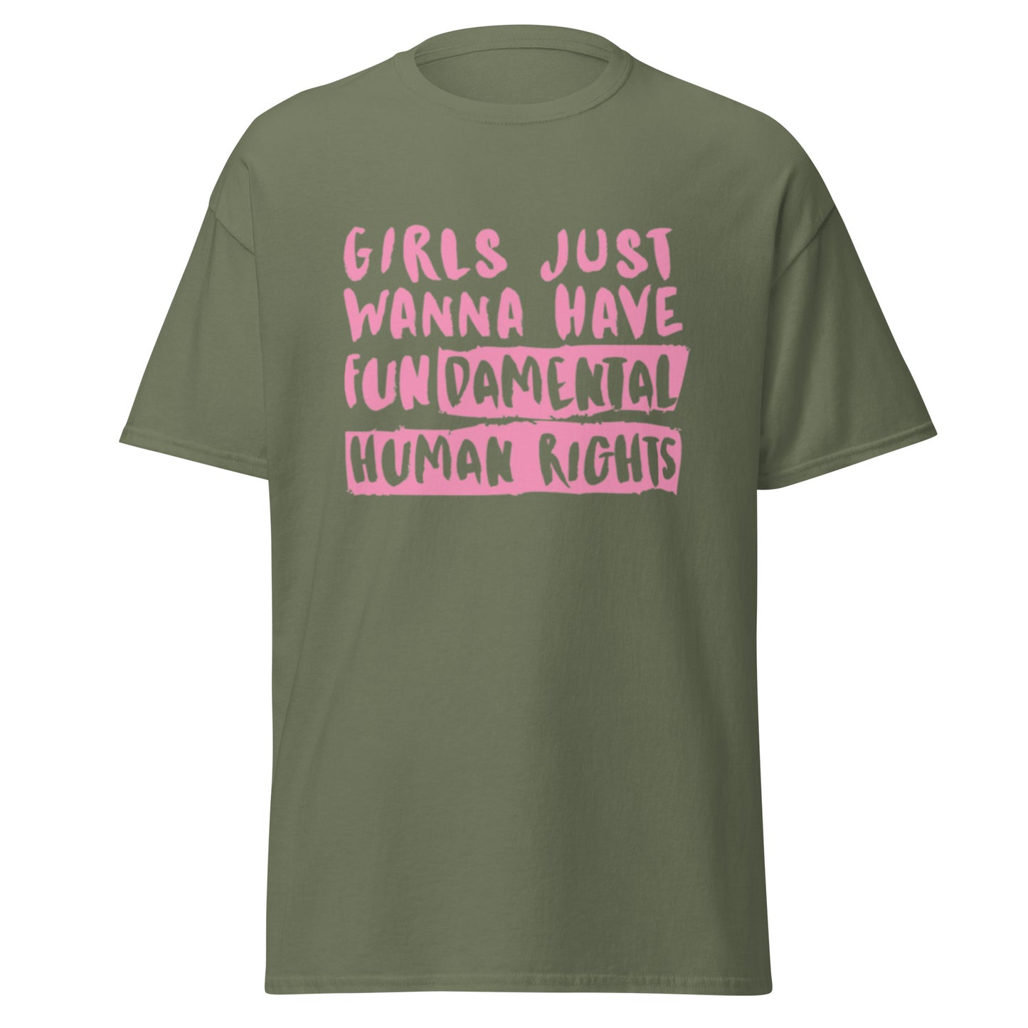 Girls Just Wanna Have Fundamental Rights Cotton Tee - Irie Vybyz Tees & Thingz