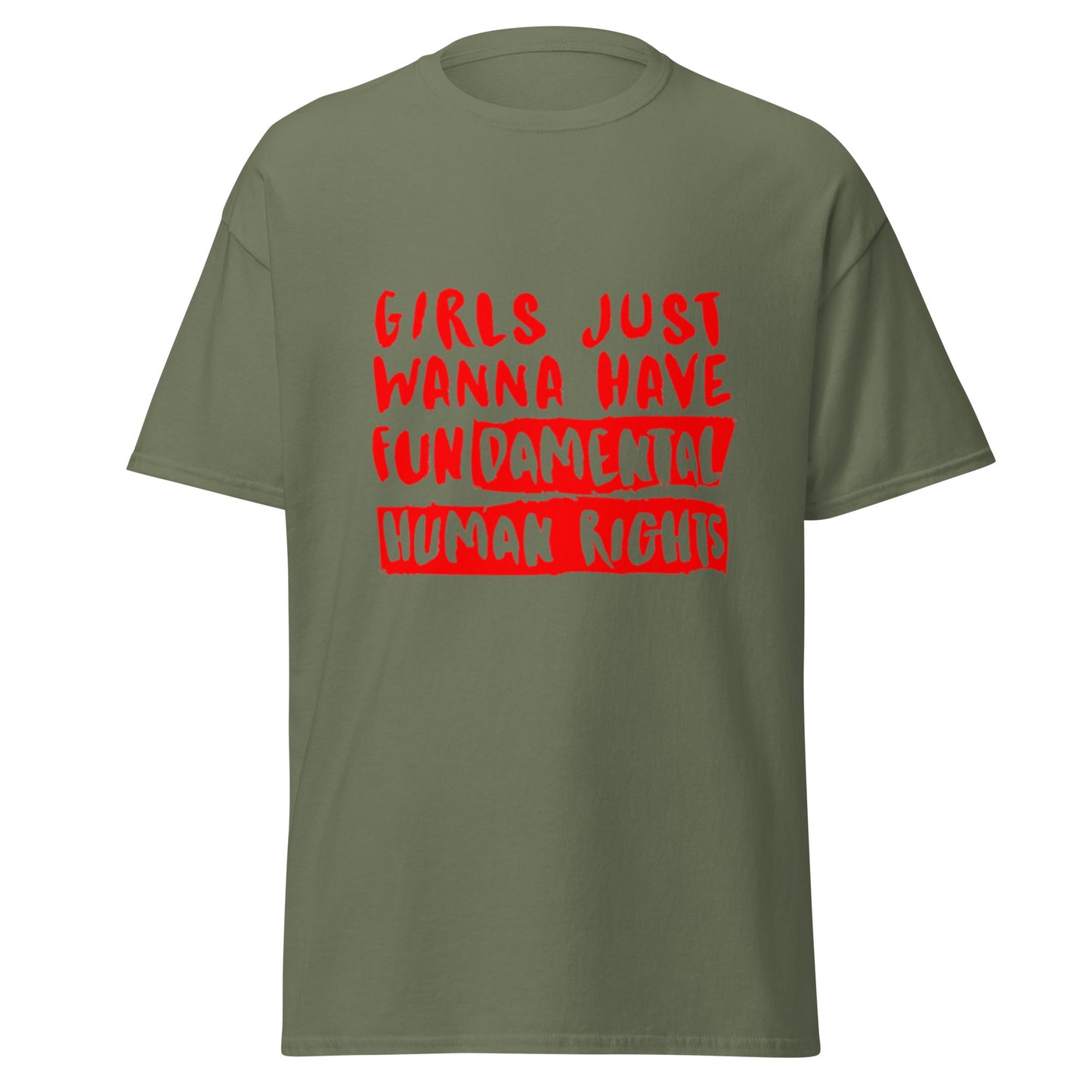 Girls Just Wanna Have Fundamental Rights Cotton Tee - Irie Vybyz Tees & Thingz