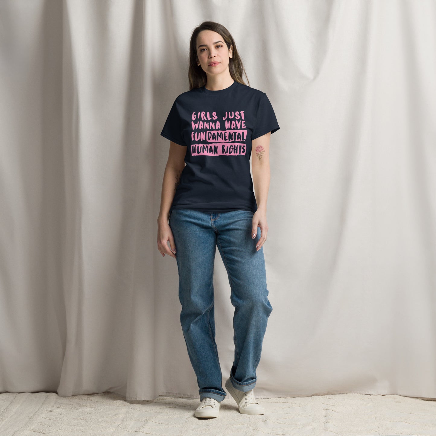 Girls Just Wanna Have Fundamental Rights Cotton Tee - Irie Vybyz Tees & Thingz