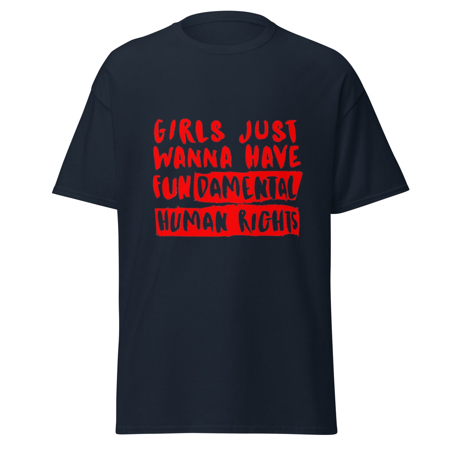 Girls Just Wanna Have Fundamental Rights Cotton Tee - Irie Vybyz Tees & Thingz