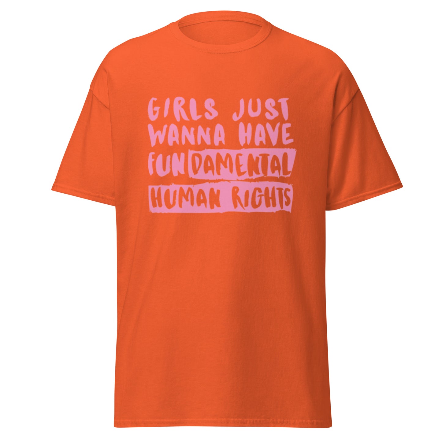 Girls Just Wanna Have Fundamental Rights Cotton Tee - Irie Vybyz Tees & Thingz