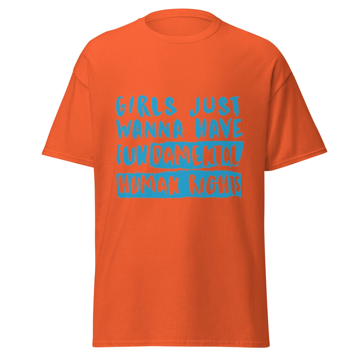 Girls Just Wanna Have Fundamental Rights Cotton Tee - Irie Vybyz Tees & Thingz