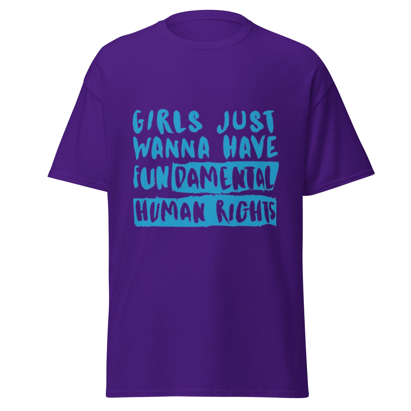 Girls Just Wanna Have Fundamental Rights Cotton Tee - Irie Vybyz Tees & Thingz