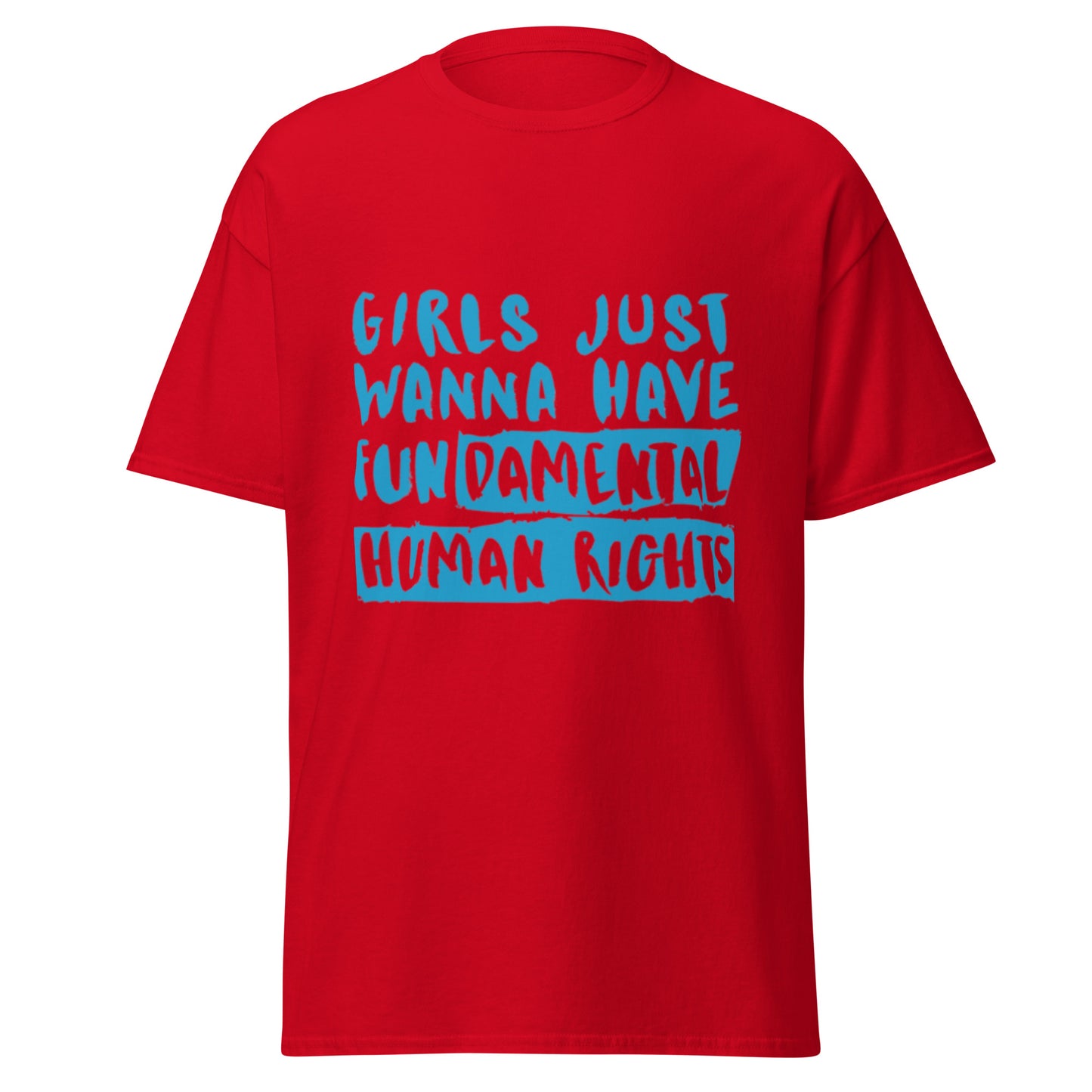 Girls Just Wanna Have Fundamental Rights Cotton Tee - Irie Vybyz Tees & Thingz