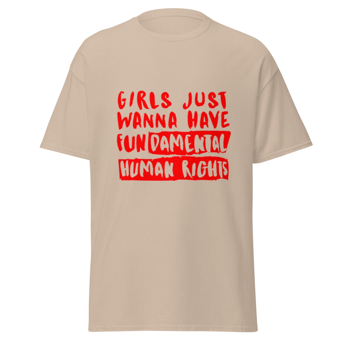 Girls Just Wanna Have Fundamental Rights Cotton Tee - Irie Vybyz Tees & Thingz
