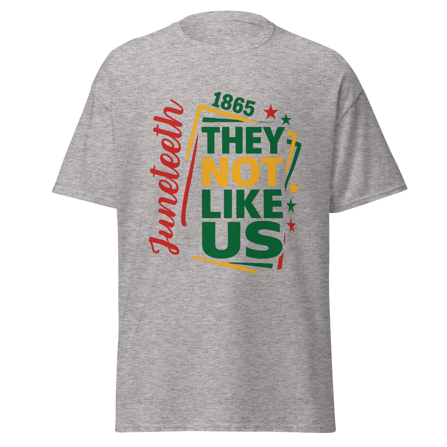 They Not Like Us" Juneteenth Freedom Tee – Bold, Black, Unapologetic