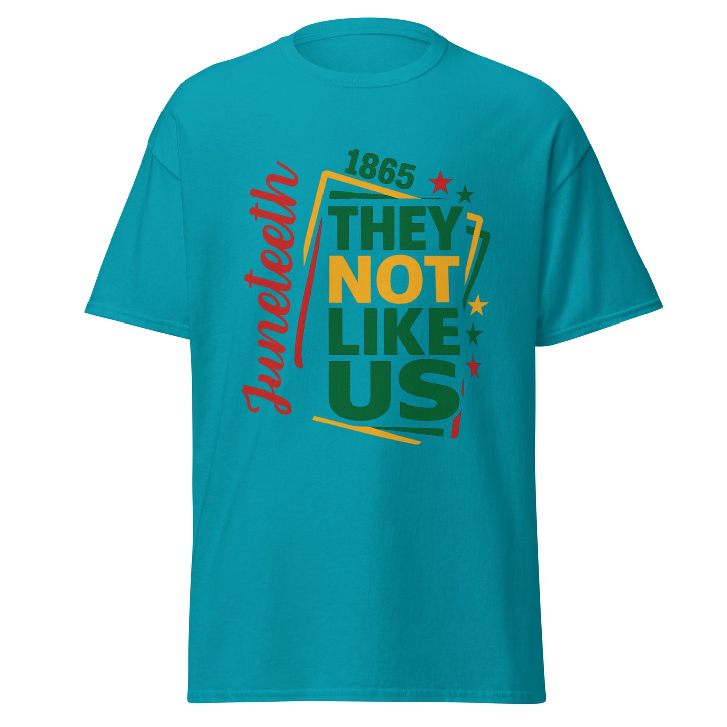 They Not Like Us" Juneteenth Freedom Tee – Bold, Black, Unapologetic