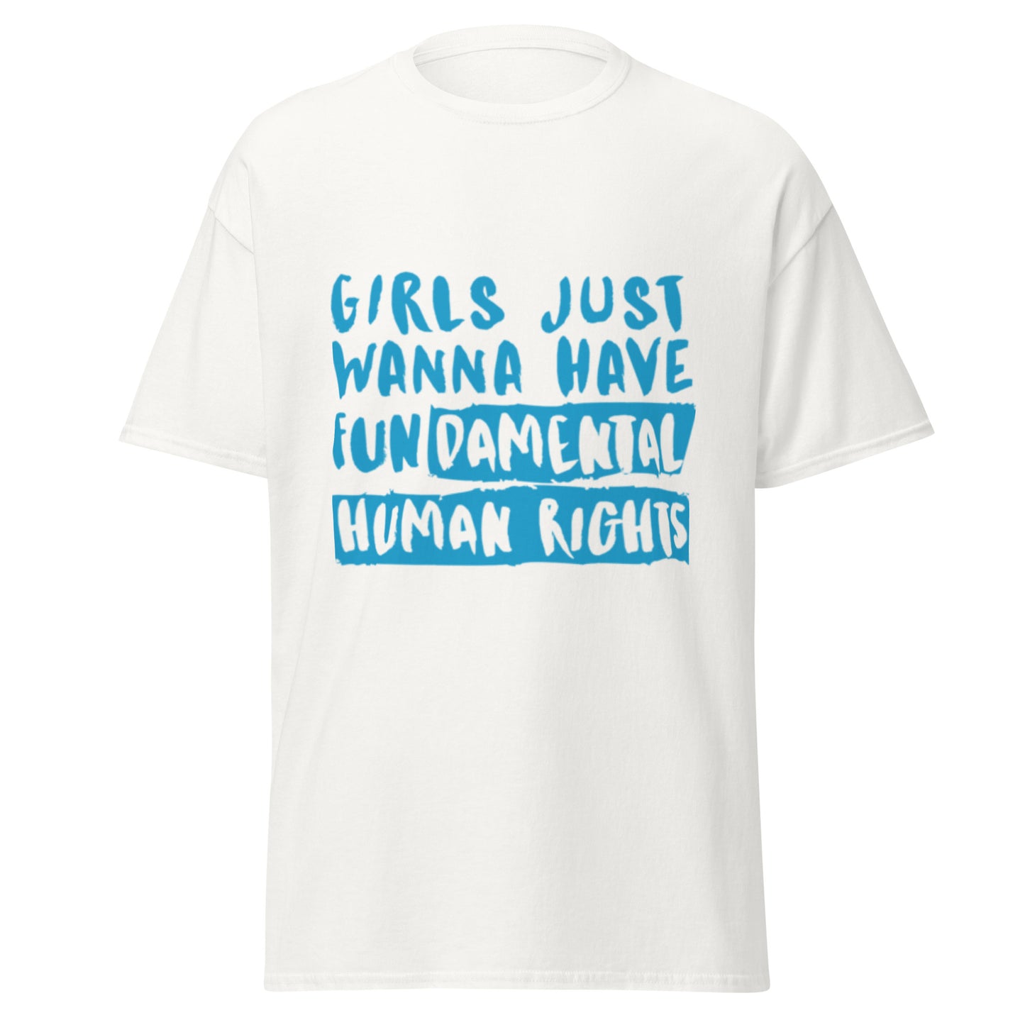 Girls Just Wanna Have Fundamental Rights Cotton Tee - Irie Vybyz Tees & Thingz