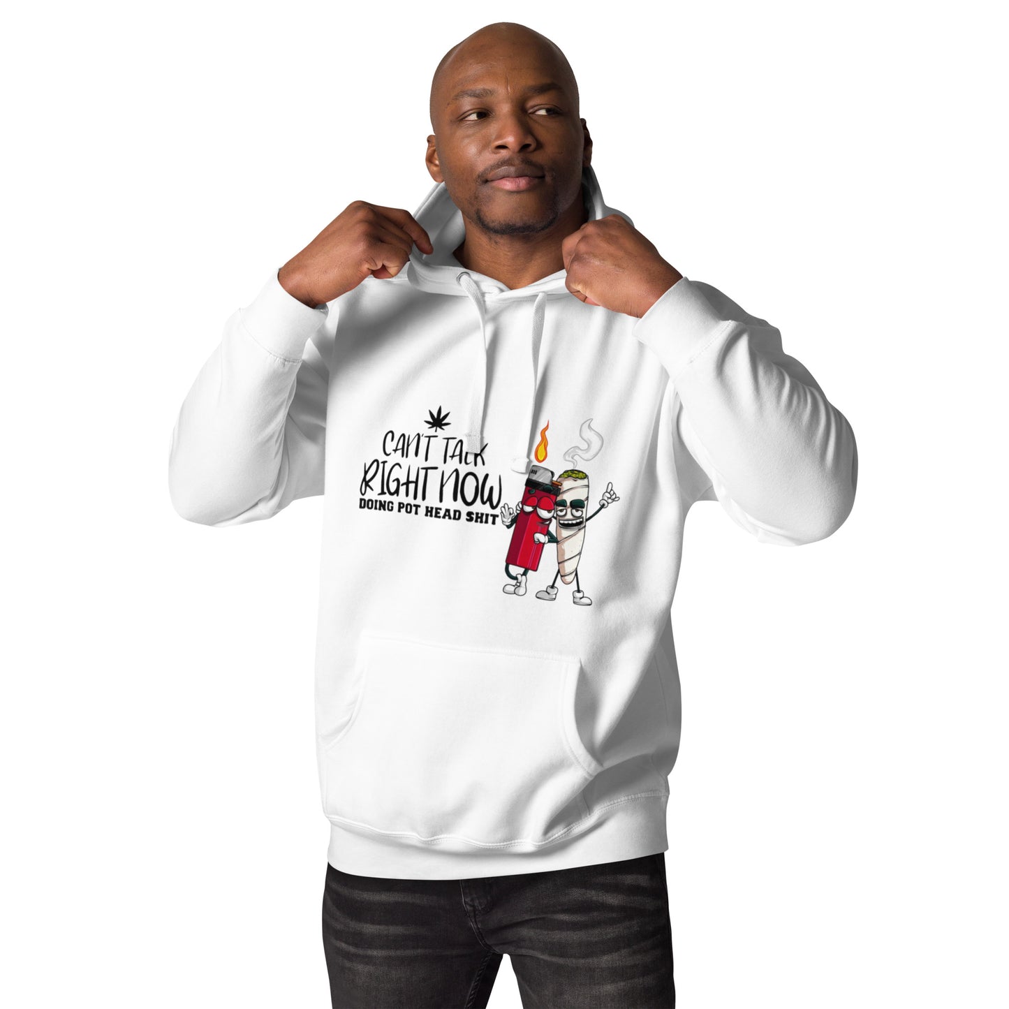 I Can't Talk Right Now Doing High Shit Hoodie - Irie Vybyz Tees & Thingz