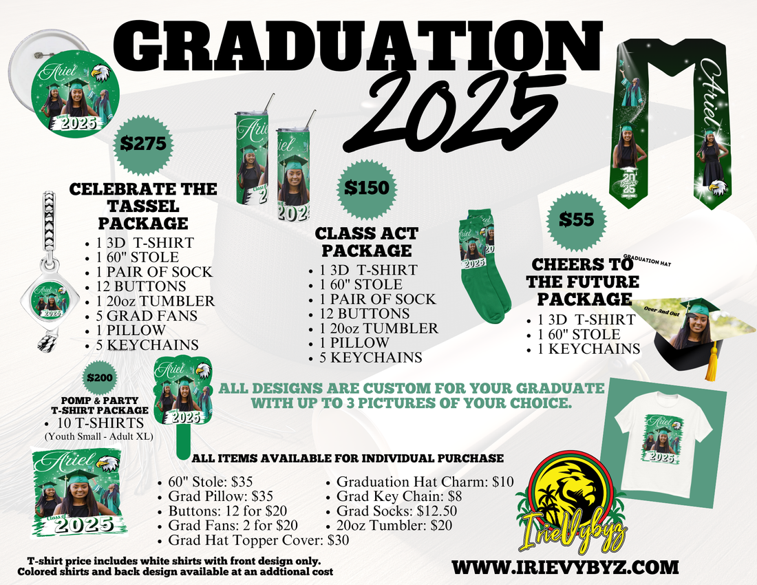 🎓 Celebrate Graduation in Style with Custom-Made Graduation Packages! 🎉