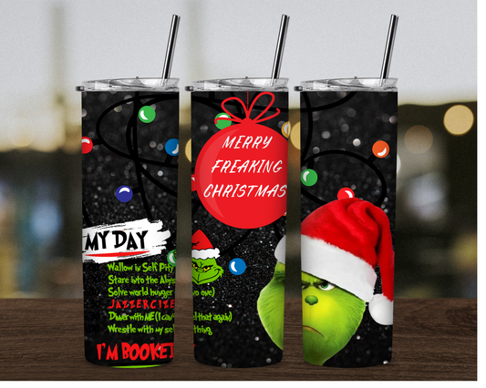 Custom Grinch Day Tumbler - Irie Vybyz Tees & Thingz