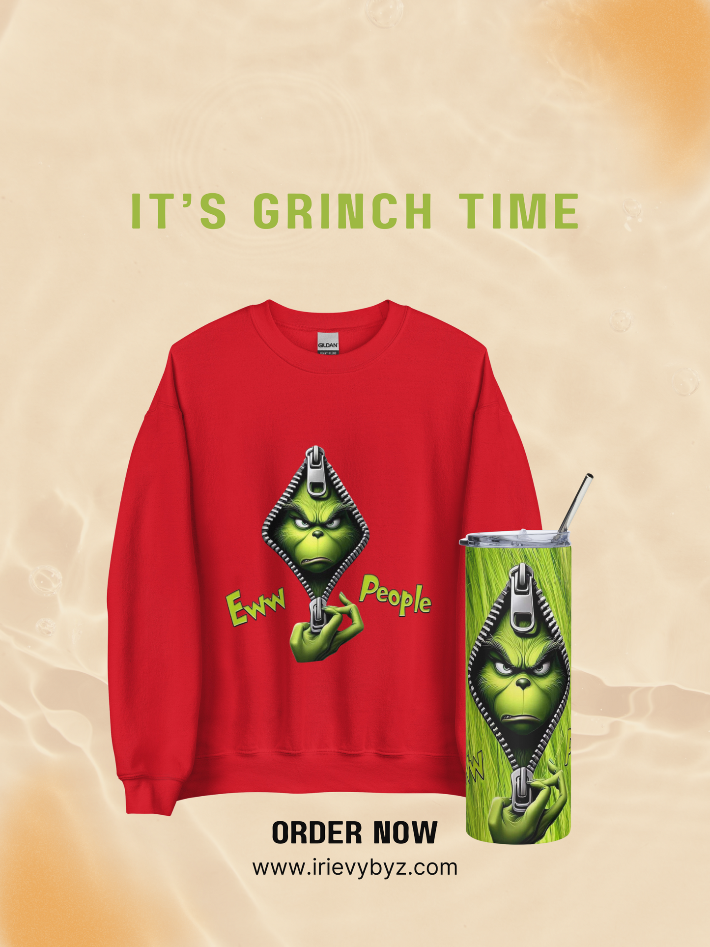 Ewwww People Sweatshirt and 20oz. Tumbler Bundle