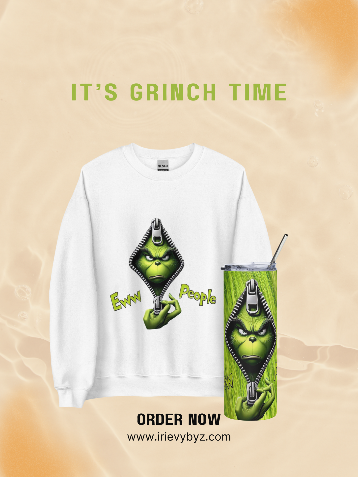 Ewwww People Sweatshirt and 20oz. Tumbler Bundle