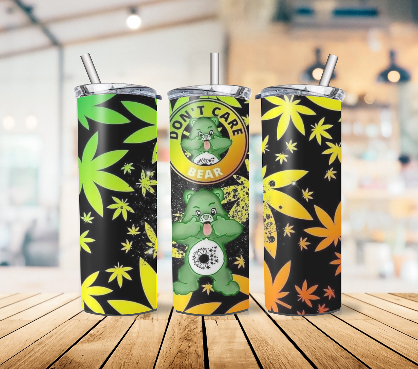 420 Themed 20oz Stainless Steel Tumbler with Lid and Straw