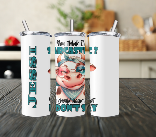 Farmyard Sass Collection – Funny & Sarcastic Animal 20oz Stainless Steel Tumbler