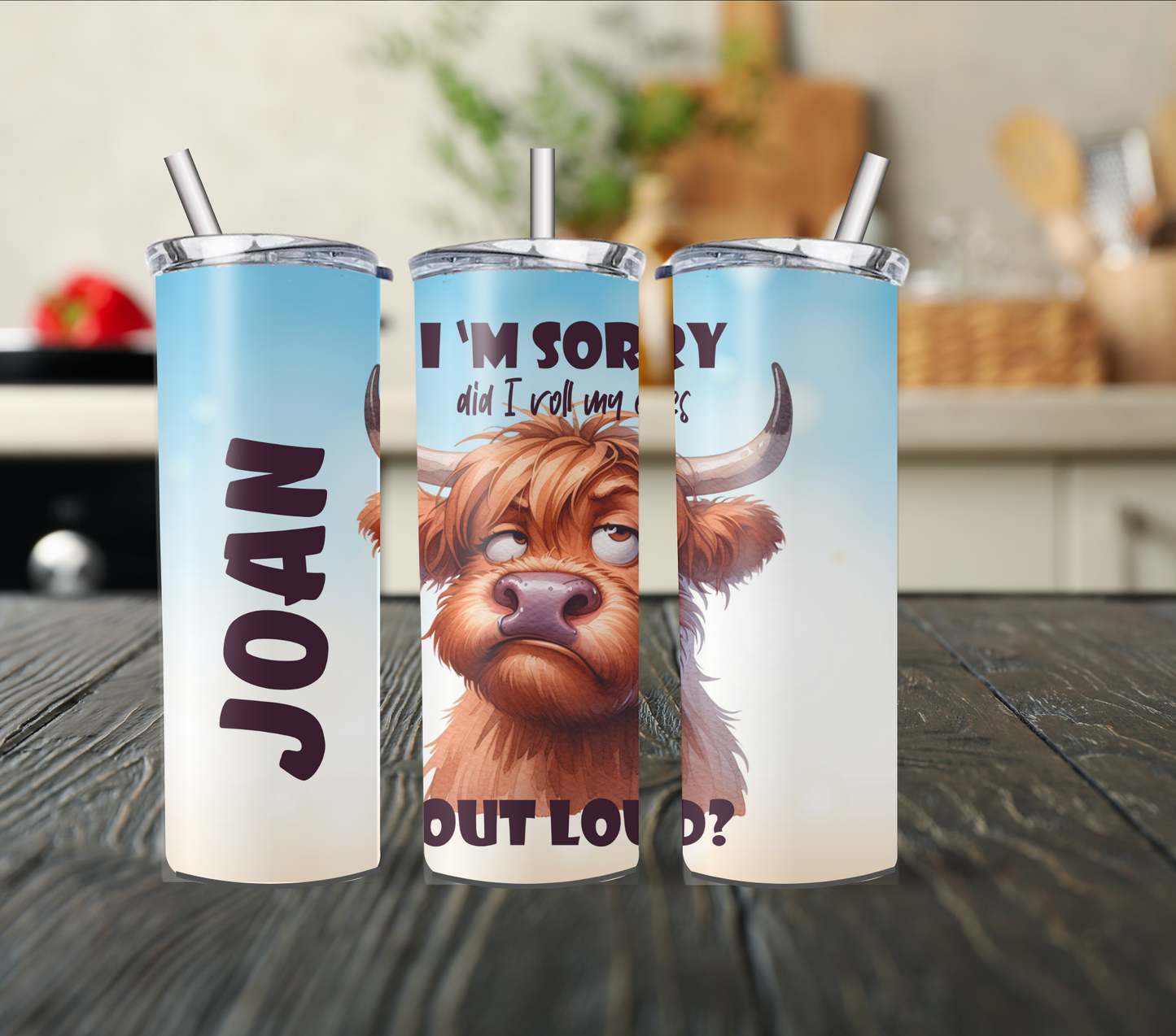 Farmyard Sass Collection – Funny & Sarcastic Animal 20oz Stainless Steel Tumbler