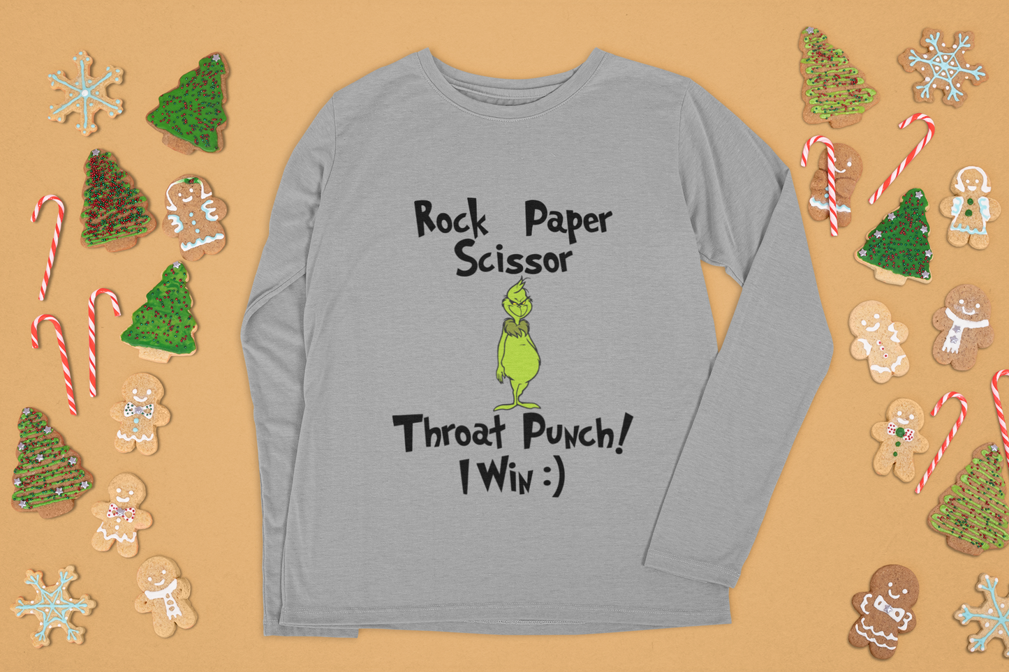 Grinch Rock, Paper, Scissors - Irie Vybyz Tees & Thingz