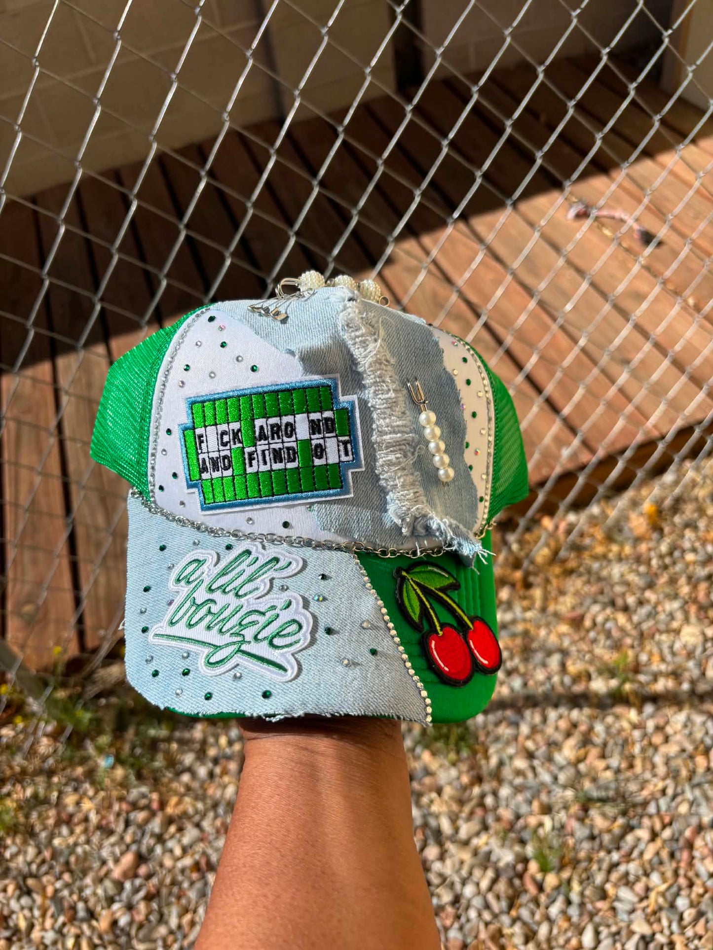 Custom Luxe/Junk Trucker Hat - Irie Vybyz Tees & Thingz