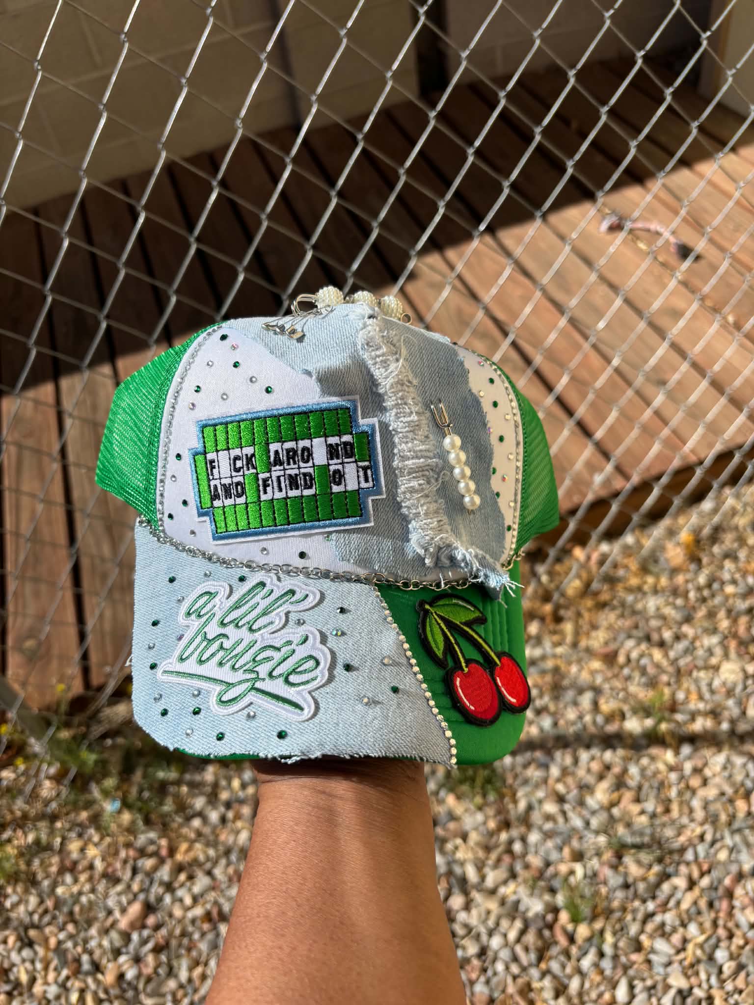Custom Luxe/Junk Trucker Hat - Irie Vybyz Tees & Thingz