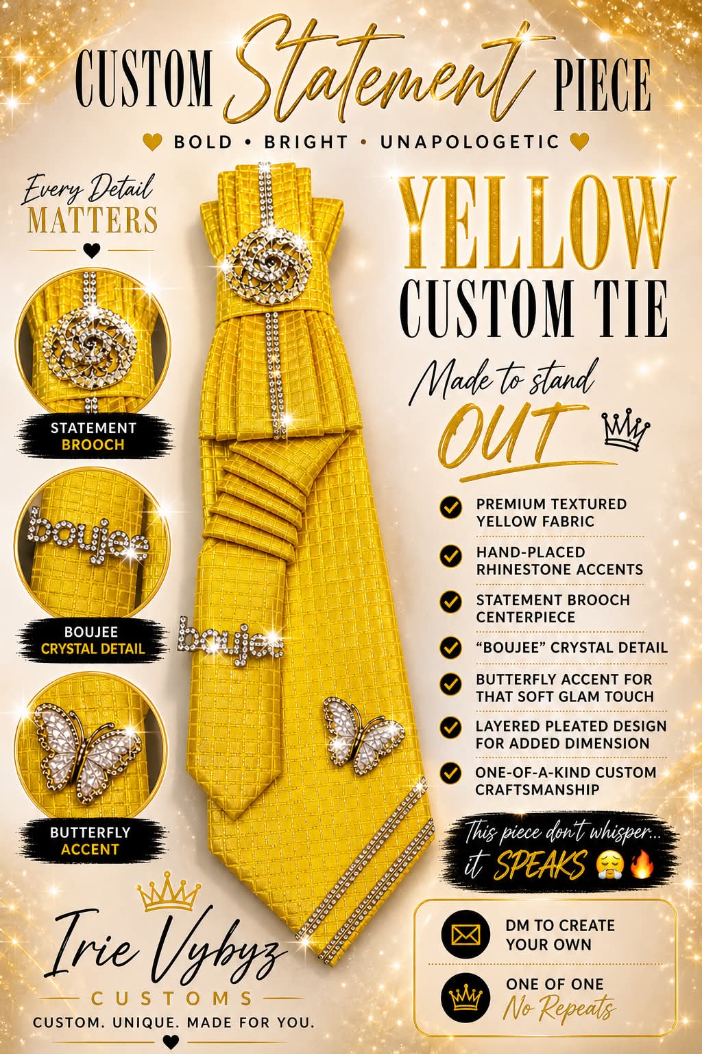 Custom Luxe Tie Experience