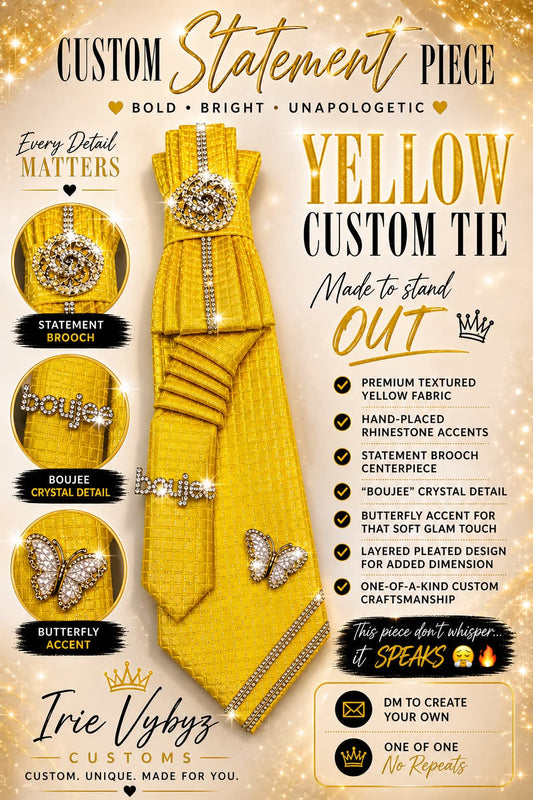 Custom Luxe Tie Experience - Irie Vybyz Tees & Thingz