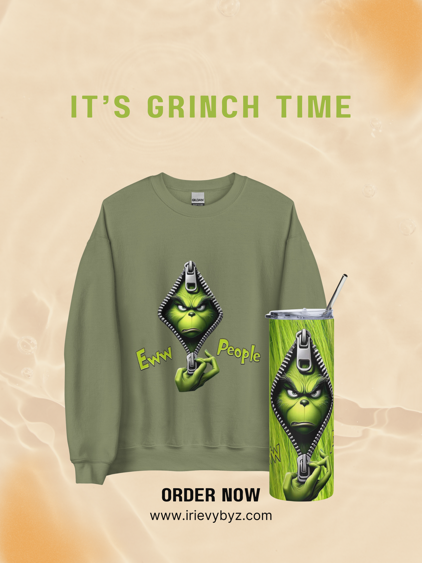 Ewwww People Sweatshirt and 20oz. Tumbler Bundle