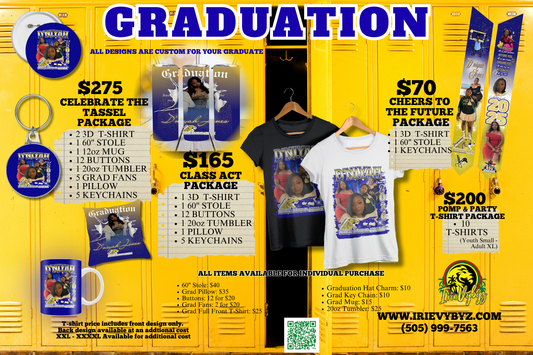 Graduation Event Packages (Custom Design Included)