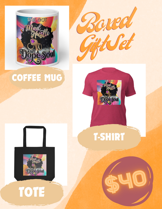 She Got Mad Hustle Gift Set - Irie Vybyz Tees & Thingz