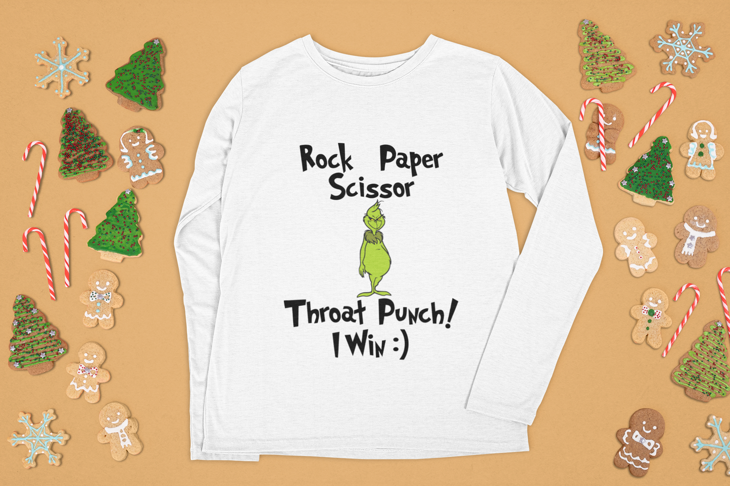 Grinch Rock, Paper, Scissors - Irie Vybyz Tees & Thingz