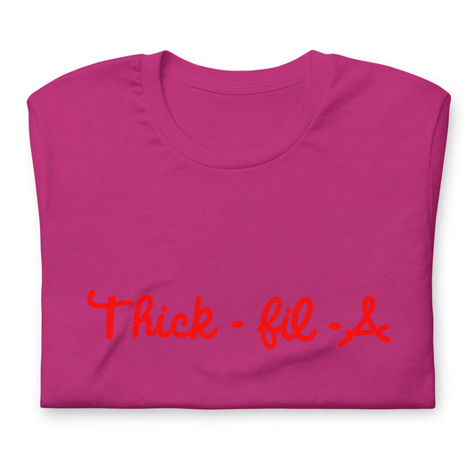 Thick-fil-A Tee - Irie Vybyz Tees & Thingz