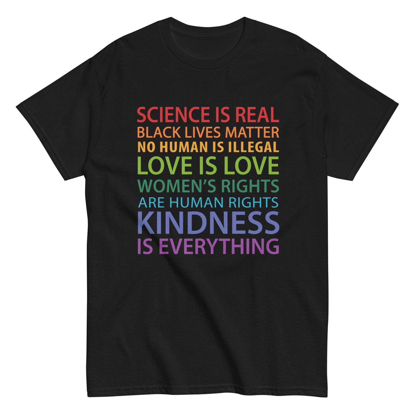 Science and Love Are Real Word Art - Irie Vybyz Tees & Thingz