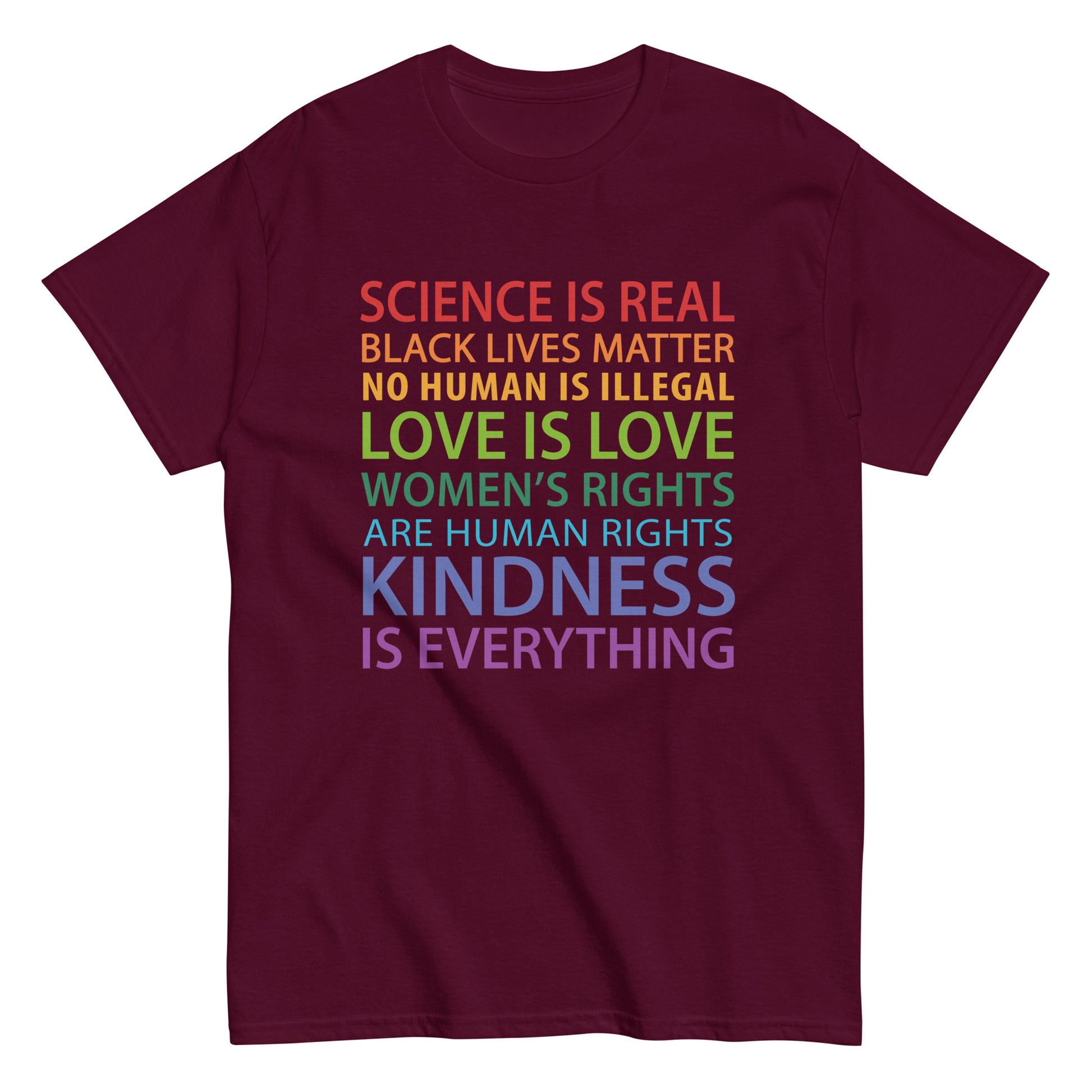 Science and Love Are Real Word Art - Irie Vybyz Tees & Thingz