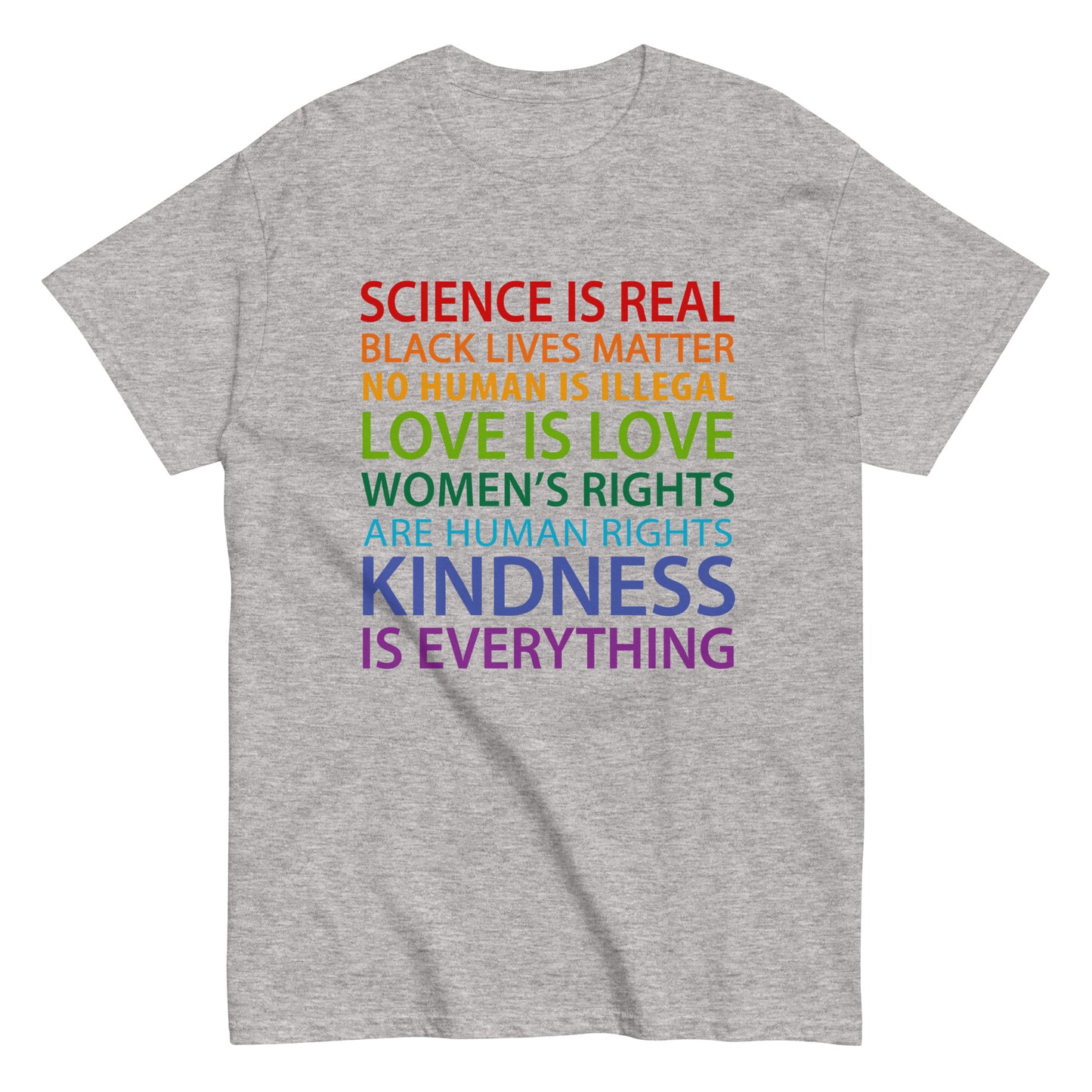 Science and Love Are Real Word Art - Irie Vybyz Tees & Thingz