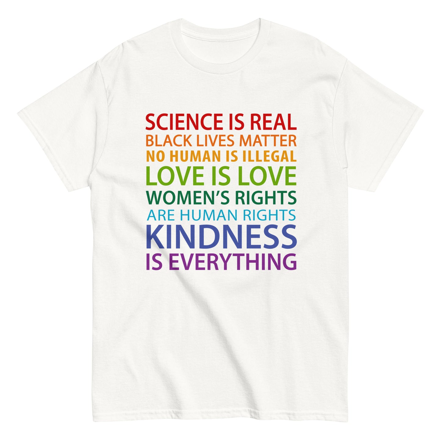 Science and Love Are Real Word Art - Irie Vybyz Tees & Thingz