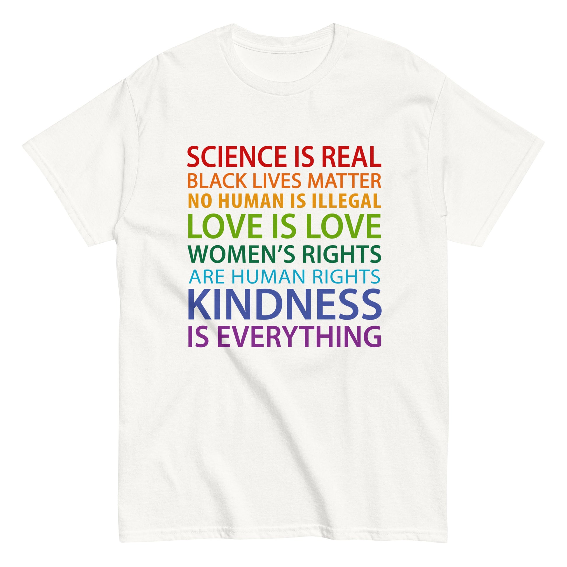 Science and Love Are Real Word Art - Irie Vybyz Tees & Thingz