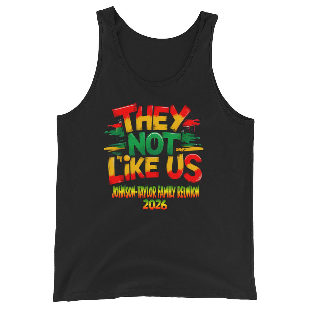 Johnson-Taylor Family Reunion 2026 Tank Top – “They Not Like Us” Edition - Irie Vybyz Tees & Thingz