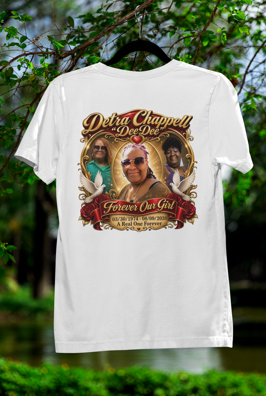 In Loving Memory of Detra “DeeDee” Chappell 🕊️ - Irie Vybyz Tees & Thingz