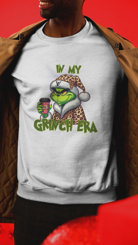 In My Grinch Era Sweatshirt/Pullover/Zip Up Hoodie AND Coffee Mug Gift Set