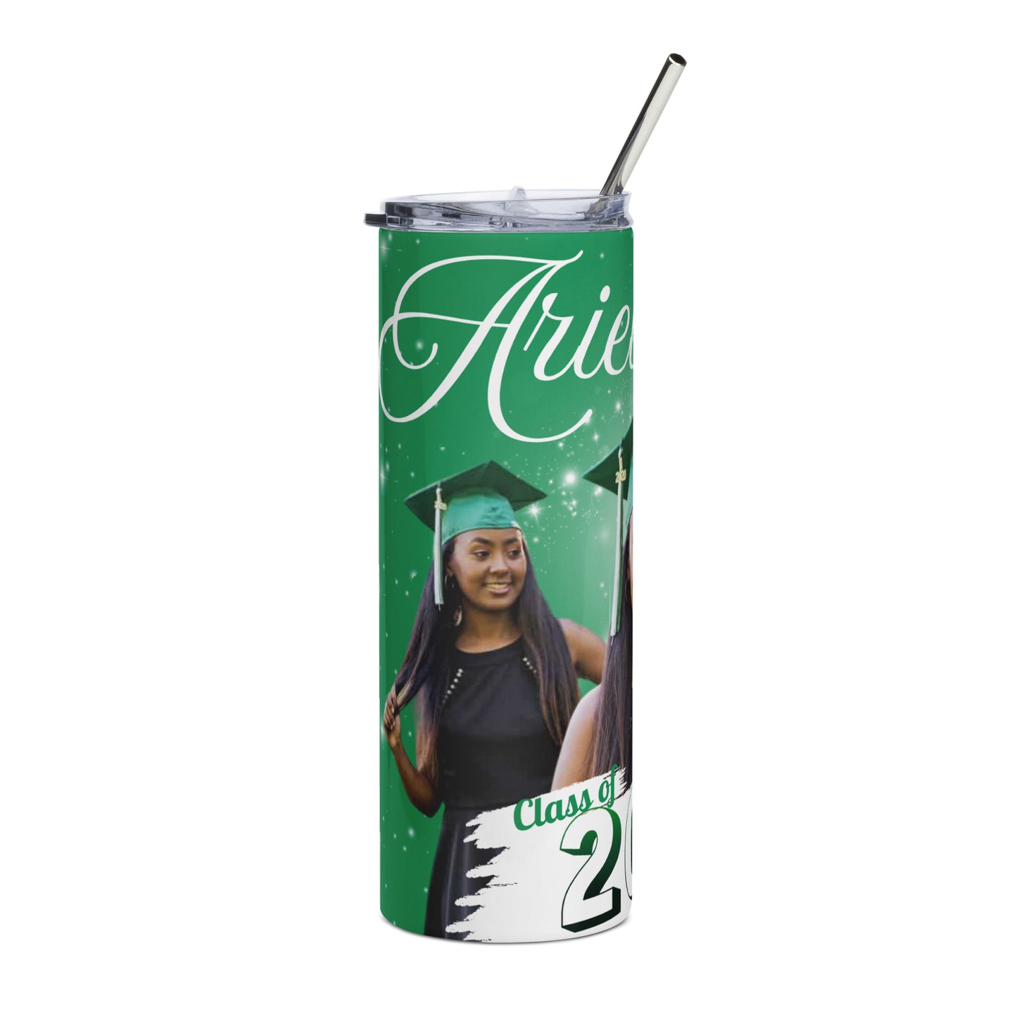 Custom 20oz Stainless Steel Graduation Tumbler 🎓✨