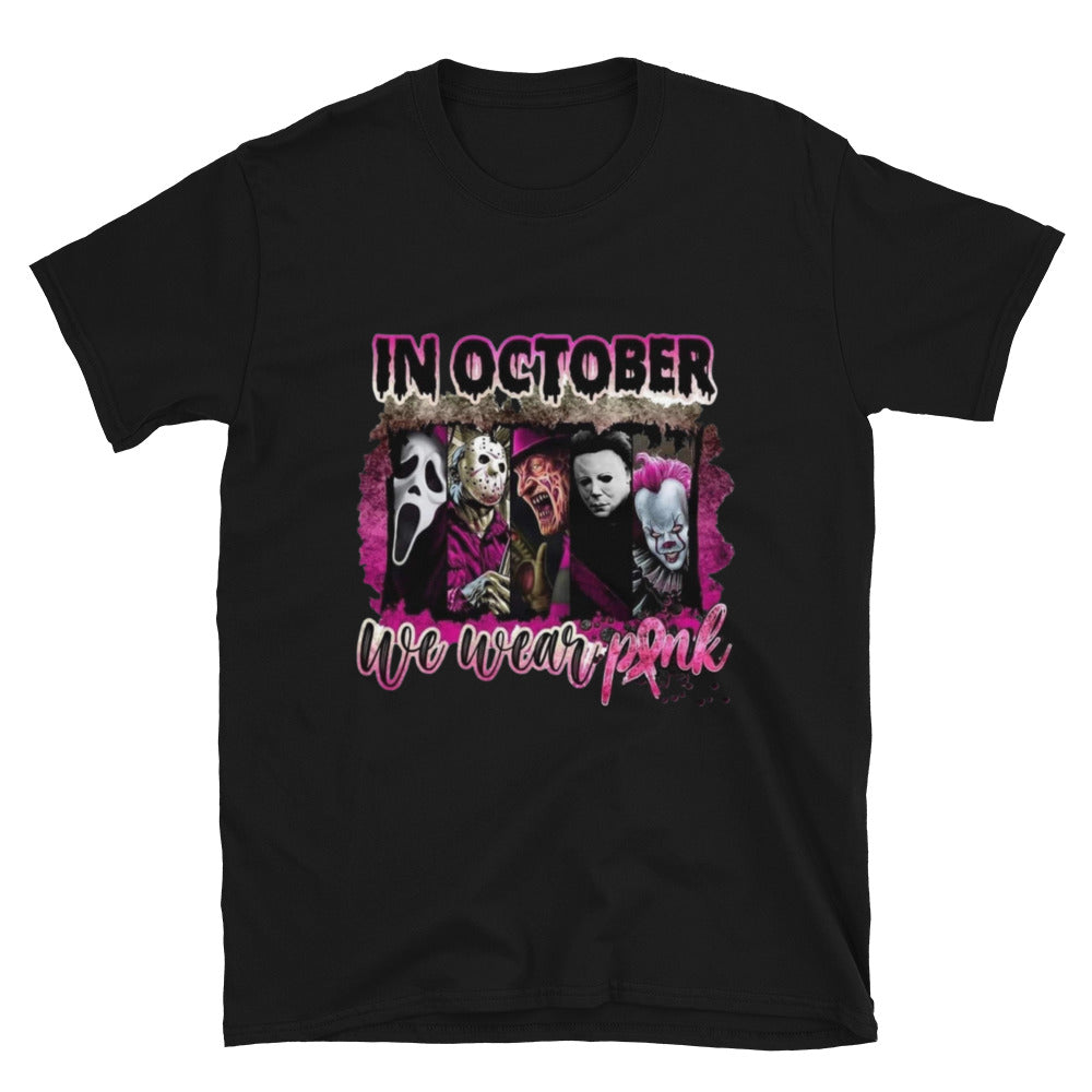 In October We Wear Pink Horror Film T-shirt, Hoodie, Sweatshirt